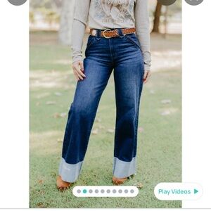 Marvel Dark Blue Flare Jeans